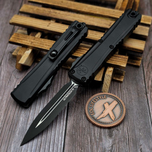 Microtech Ultratech Gen IV Bravo Black D/E 3.55" Black Standard 11224BR-1T