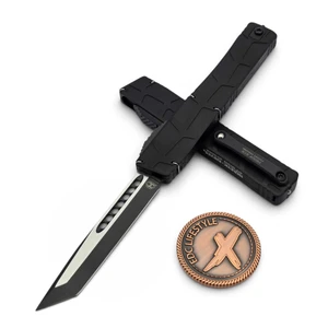 Heretic NYX V2 Tactical 3.62" Tanto Edge 2-Tone Magnacut H015-10A-T Proof Run