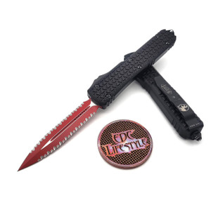 Microtech Ultratech 122-D3SL Sith Lord Double Edge Full Serrated
