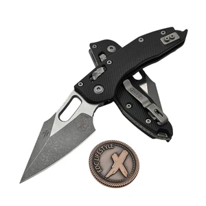 Microtech Stitch Ram-Lok Black Fluted G-10 3.70" S/E Apocalyptic 169RL-10APFLGTBK by EDC Lifestyle