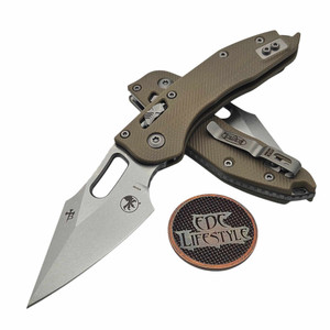 Microtech Stitch Ram-Lok 169RL-10FL Fluted Stonewash Standard