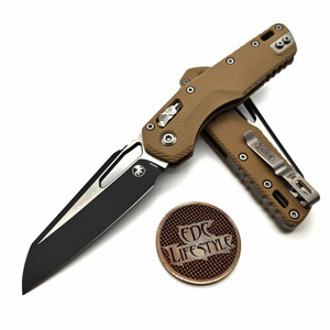 Microtech MSI Ram-Lok Tan Fluted G-10 3.85