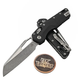 Microtech MSI Ram-Lok Black Fluted G-10 3.85" S/E Apocalyptic 210-10APFLGTBK By Edc Lifestyle