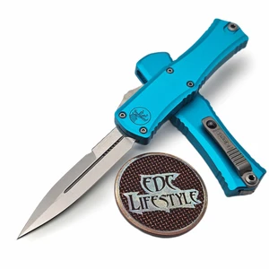 Microtech Hera II Mini Turquoise 2.90" Bayonet Stonewash 1701M-10TQ By Edc Lifestyle