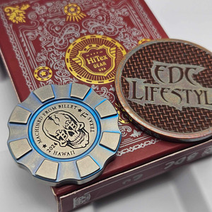 HiTex Gear Borka Blades Blue Ti Chip Who Dares Wins Coin Flip Sale