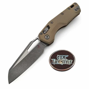 Microtech MSI Ram-Lok Tan Fluted G-10 3.85" S/E Apocalyptic 210-10APFLGTTA By Edc Lifestyle