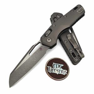 Microtech MSI Ram-Lok S/E Fluted Natural Clear Aluminum Apocalyptic Standard 210-10APFLNC