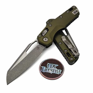 Microtech MSI Ram-Lok OD Green Fluted Aluminum 3.85" S/E Apocalyptic 210-10APFLOD By Edc Lifestyle
