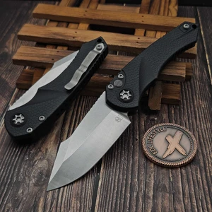 Heretic Mini Pariah Auto Single Edge Black Stonewash Standard H054-2A