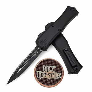 Microtech Hera II Mini Black 2.90" D/E Full Serrated Tactical 1702M-3T By Edc Lifestyle