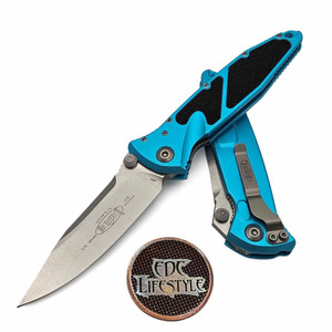 どんち Microtech Socom Elite Manual 161-10TQ Turquoise Tanto Edge Stonewash
