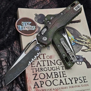 Microtech MSI Ram-Lok Outbreak Tri-Grip Polymer 3.85" S/E  Partial Serrated 210T-2PMOBS By Edc Lifestyle