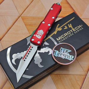 Microtech Knives UTX-85 Warhound Christmas Handle 719W-1CMAS - Preowned