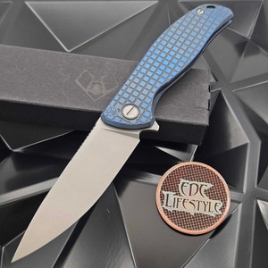 Shirogorov Knives F95 Monkey Edge FRAG Pattern Tumbled