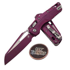 Microtech MSI Ram-Lok Cerakote Blue Tri-Grip Polymer 3.85