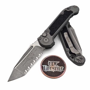 Microtech LUDT T/E Full Serrated Gen III 1136-12APNC Natural Clear Apocalyptic Standard