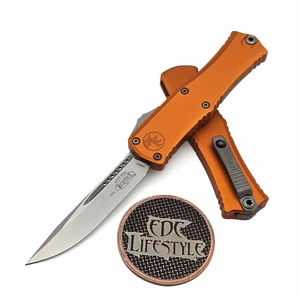 Microtech Hera II Mini Orange 2.90" S/E Stonewash 1703M-10OR By Edc Lifestyle