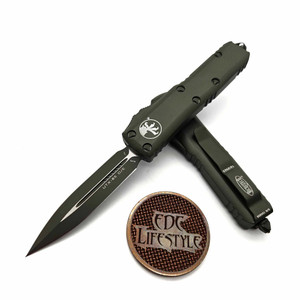 Microtech UTX-85 232-1COD Cerakote OD Green Double Edge Standard