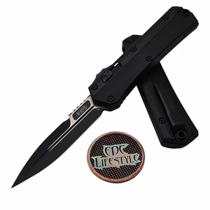 Microtech Glykon Bayonet 184-1T Black Tactical Black Standard