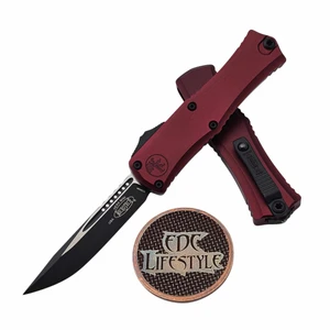 Microtech Hera II Mini Merlot 2.90" S/E Black 1703M-1MR By Edc Lifestyle