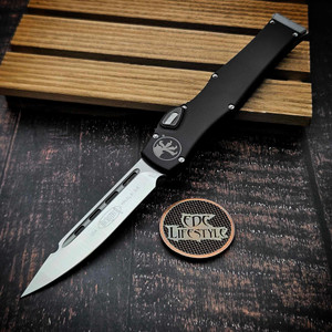 Microtech Knives Halo VI S/E Black Satin Standard 251-4 - Preowned