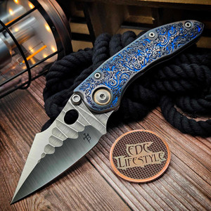 Borka Blades チタニウム チタン ロゴ コイン パッチ モラルパッチ