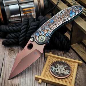 Borka Blades チタニウム チタン ロゴ コイン パッチ モラル