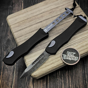 Heretic Knives Hydra V4 Single Action Proof Run Battleworn 3.75" DLC S/E Magnacut H407-16A