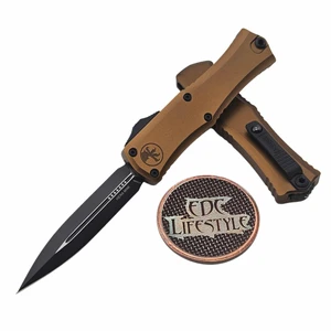 Microtech Hera II Mini Tan 2.90" D/E Black 1702M-1TA By Edc Lifestyle