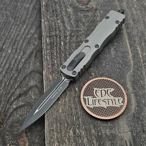 Microtech Dirac D/E Natural Clear Standard 225-1NC - Grenade Factory Second S/N 21132 Microtech Dirac D/E Natural Clear Standard 225-1NC - Grenade Factory Second S/N 21132