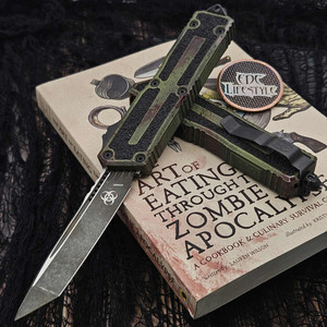 Microtech Scarab II T/E Gen III Standard Outbreak Signature Series 1279-1OBS Microtech Scarab II T/E Gen III Standard Outbreak Signature Series 1279-1OBS