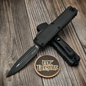 Microtech UTX-85 Gen IV Black Tactical D/E Full Serrated 3.10