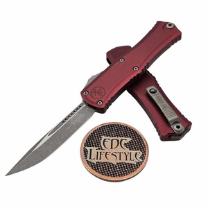 Microtech Hera II Mini Merlot 2.90" S/E Apocalyptic 1703M-10APMR By Edc Lifestyle