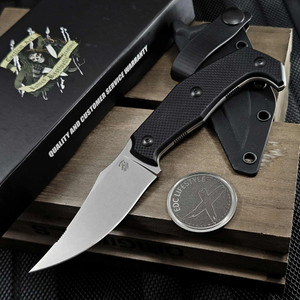 Bastinelli Knives Mood Fixed Blade Stonewash
