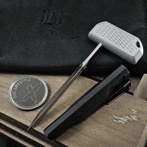 Bastinelli Knives Ventilation SandBlasted Handle, Satin Spike