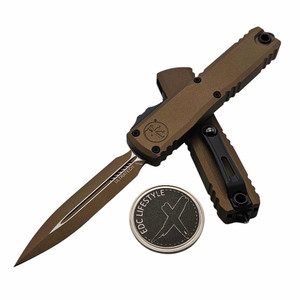 Microtech Ultratech ZBP Burnt Bronze Single Edge 3.5