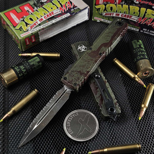 Microtech Ultratech ZBP D/E Outbreak 3.5" Full Serrated 1122-3OBDS