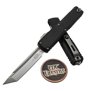 Microtech Ultratech Gen IV Black T/E 3.55" M390MK Stonewash 11234-10