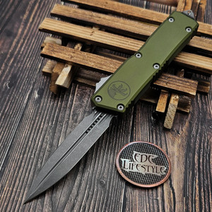 Microtech OD Green Executive Scarab II D/E Gen III Apocalyptic 1175-10APOD