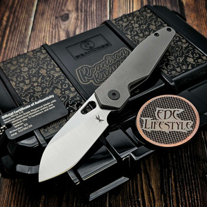 Keanison Knives Stray 2.0 Titanium Frame Lock Folder #53