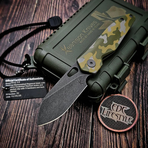 Keanison Knives Stray 2.0 Titanium Frame Lock Folder #33