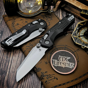 Microtech MSI Mini Black Aluminum Frag S/E Stonewash 210M-10FR
