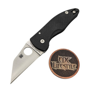 Spyderco MicroJimbo Compression Lock Carbon Fiber 2.45" S90V Sprint Run C264CFP