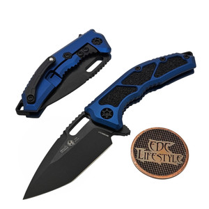 Heretic Medusa Manual Tanto DLC Standard Blue H009-6A-BLU