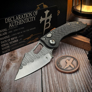 Marfione Custom Stitch Auto Rock Grind Carbon Fiber S/N 007 - Preowned