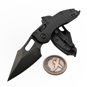 Microtech Stitch Ram-Lok 169RL-1DLCTCFS Carbon Fiber DLC