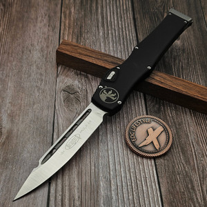 Microtech Knives Halo VI S/E Satin Standard 251-4 Serial 404- Preowned