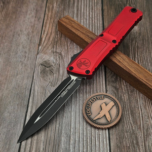 Microtech Combat Troodon Gen III Red D/E 1142-1RD - Preowned