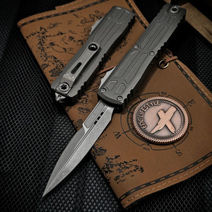 Microtech EX Ultratech ZBP 1120EX-10APNCS Natural Clear Bayonet 3.5" Apocalyptic M390MK - Zero Blade Play