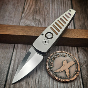 Pro-Tech 418 Stinger Custom Titanium Mirror Polished - Preowned